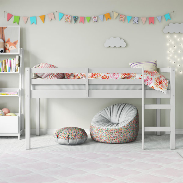 Bewley junior twin loft bed sales with storage